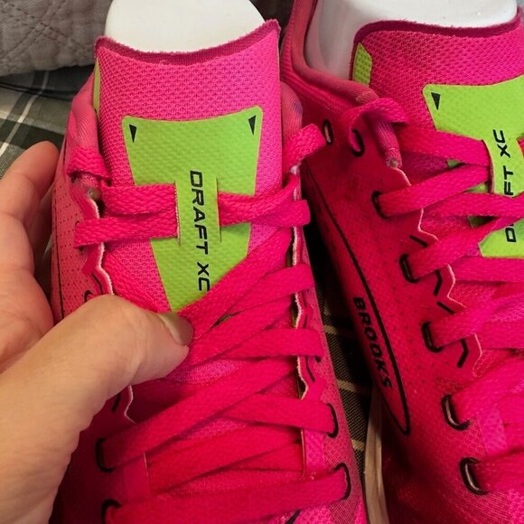 Brooks Draft XC Sneakers Womens Sz 11.5 Pink Cross Country‎ Track Spikes Shoes - Picture 4 of 11